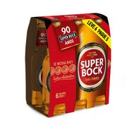 * Cerveza SUPER BOCK pack 6 x cristal 33cl