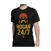Hulk Hogan 24/7 | T-shirt WWE dla fanów wrestlingu | Koszulka męska