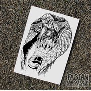 "Der Greif" A4 Kunstdruck