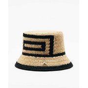 Raffia bucket hat - U