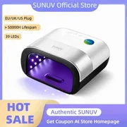 SUNUV SUN3 Nail Dryer Smart 2.0 48W UV LED Lamp Nail with Smart Timer Memory Invisible Digital Timer Display Nail Drying MachineM240729